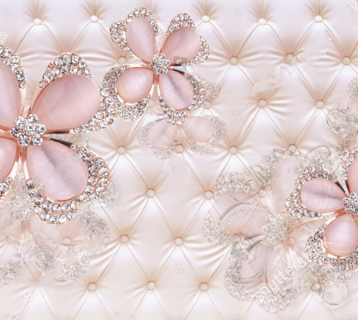 Photo wallpaper Wallstyle Brooch 1070952389