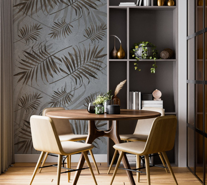 Photo wallpaper Your interior leaves 202378
