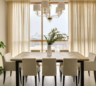Light curtains for a one-room apartment 20207011