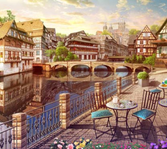 Фотошпалери Wallstyle Старе місто 35274