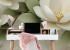 Photo wallpaper Your interior 3D White lotus 45344