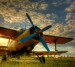 Photo wallpaper Wallstyle Airplane with 80 3446
