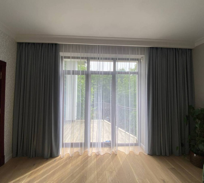 Blackout straight curtains 20220013