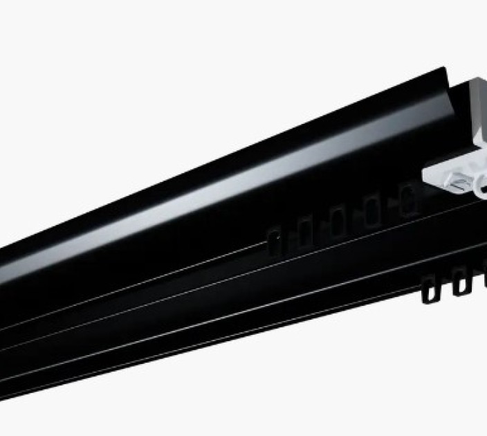 Double-row ceiling cornice black