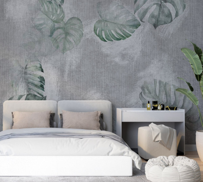 Photo wallpaper Your interior leaves 202379