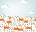 Photo wallpaper Wallstyle Houses 4306