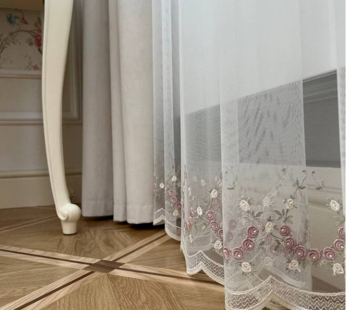Tulle with embroidery 20202202