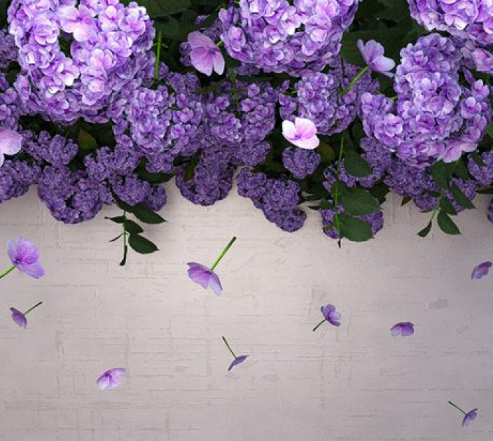 Photo wallpaper Your interior 3D Flowers 21332