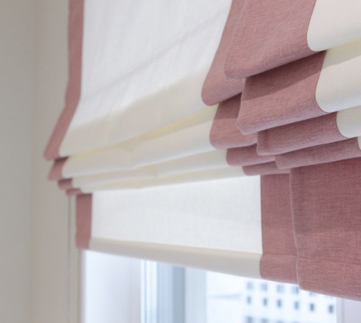 Roman blinds with edging 20202097