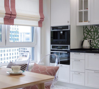 Roman curtains in the kitchen 20202092