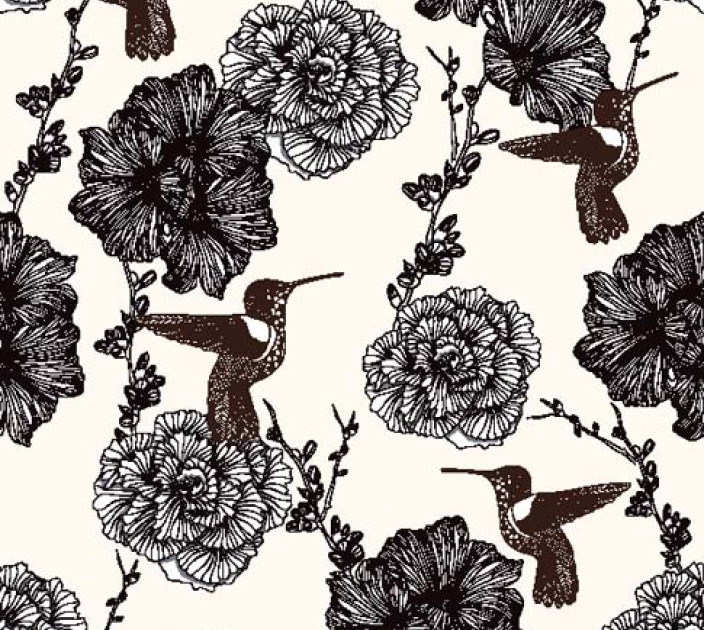 Photo wallpapers Wallstyle 3D flowers 5386