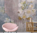 Photo wallpaper Your interior 3D Moldings with flowers 21103