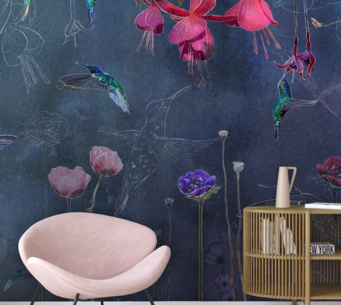 Photo wallpaper Your interior 3D Flowers 21281