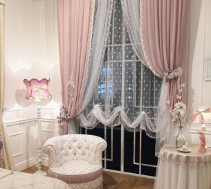 Curtains and tulle Provence in the nursery 20202093