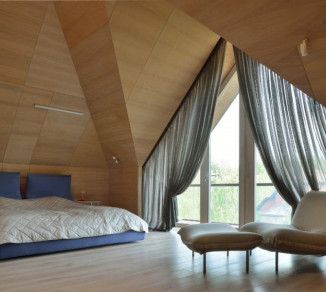 Curtains for triangular windows 20201007