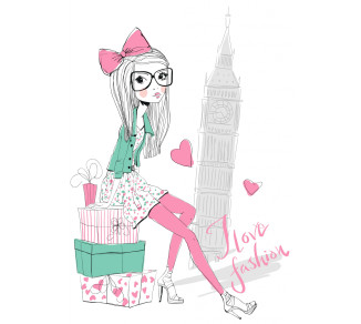 Photo wallpapers Wallstyle Girl 290820182