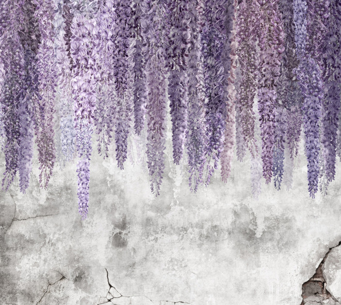 Photo wallpaper WAW Author's wallpaper workshop Gliciniya kolir a