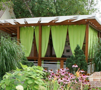 Curtains for the gazebo 20201008