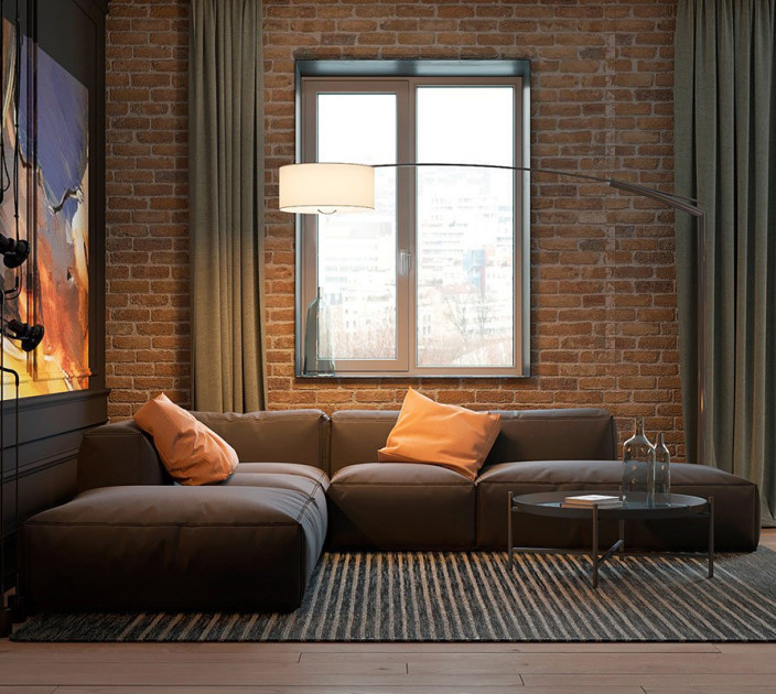 Curtains in the loft living room 20202042