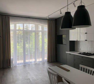 Straight curtains for the kitchen 20202199