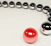 Photo wallpapers Wallstyle 3D balls 31948186
