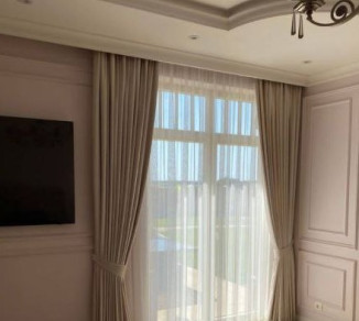 Curtains and tulle for panoramic windows 20202270