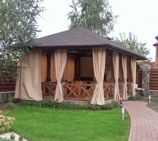Curtains for the gazebo 20201006
