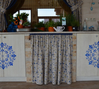 Decorative curtains for the kitchen 20203084