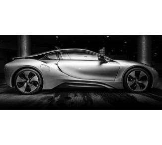 Photo wallpapers Wallstyle Black and white machine 233998021