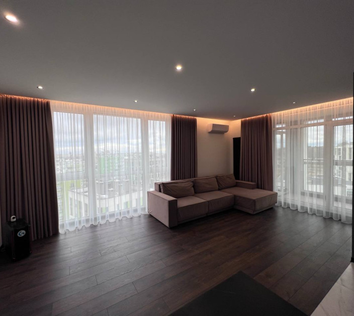 Прямі штори на підкладі для вітальні 20202332