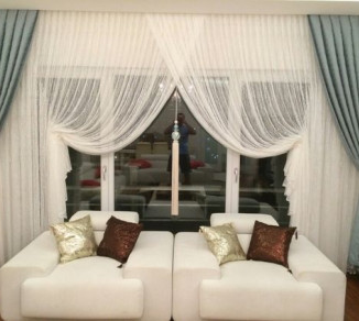 Tulle and Provence curtains in the nursery 20202097