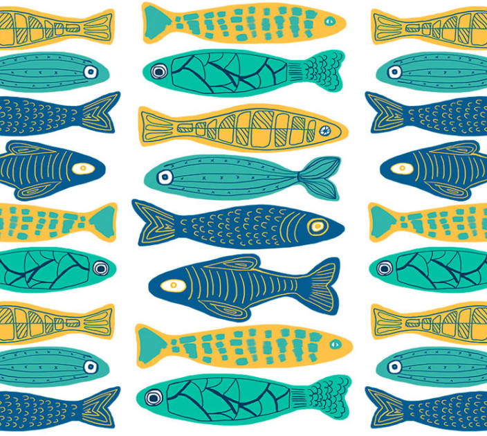 Photo wallpapers Wallstyle Fish 311020181-1