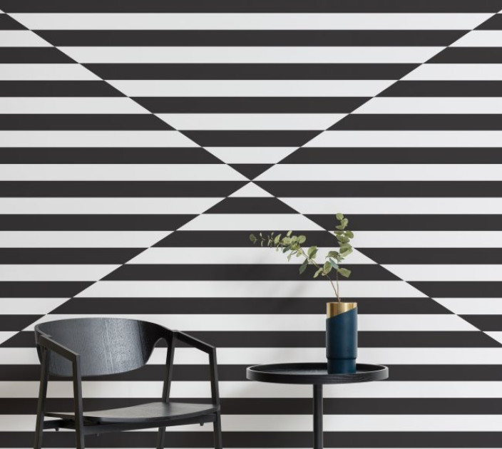 Photo wallpaper Your interior Cross stripes 650982