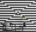 Photo wallpaper Your interior Cross stripes 650982