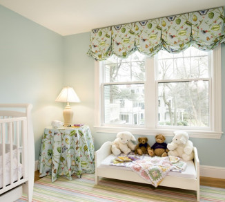 Austrian curtains in the nursery 20202069