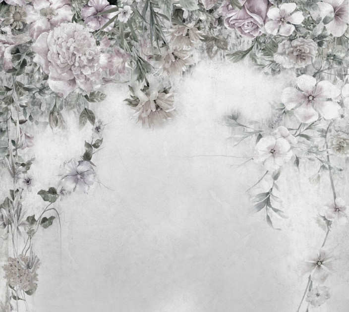 Photo wallpaper Wallstyle Flower composition 7180420191
