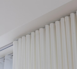 Curtains for a one-room apartment on a ribbon 20202186