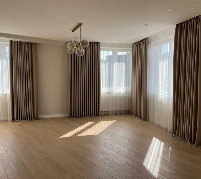 Straight curtains and tulle for windows 20202324
