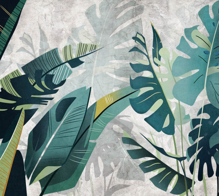 Photo wallpapers Wallstyle Leaves 5310820191-1