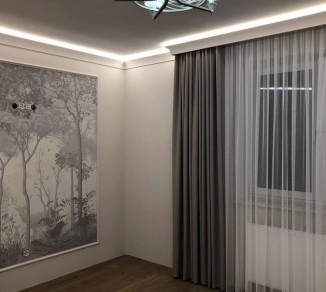 Straight curtains and tulle 20202192