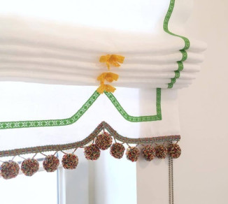 Roman blind with edging 20202169