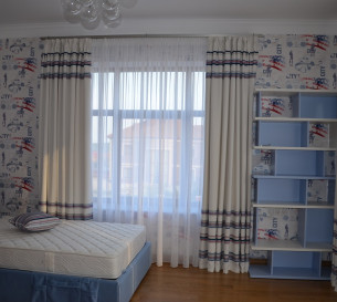 Curtains and tulle in the nursery 20202109