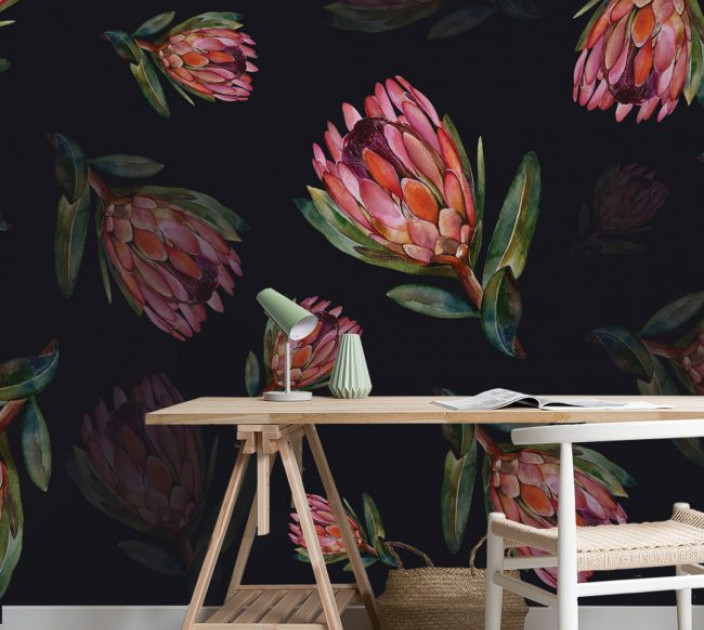 Photo wallpaper Your interior 3D Flowers 21028