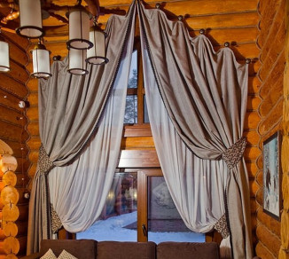 Curtains for a triangular window 20206002