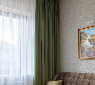 Straight velvet curtains 20202192