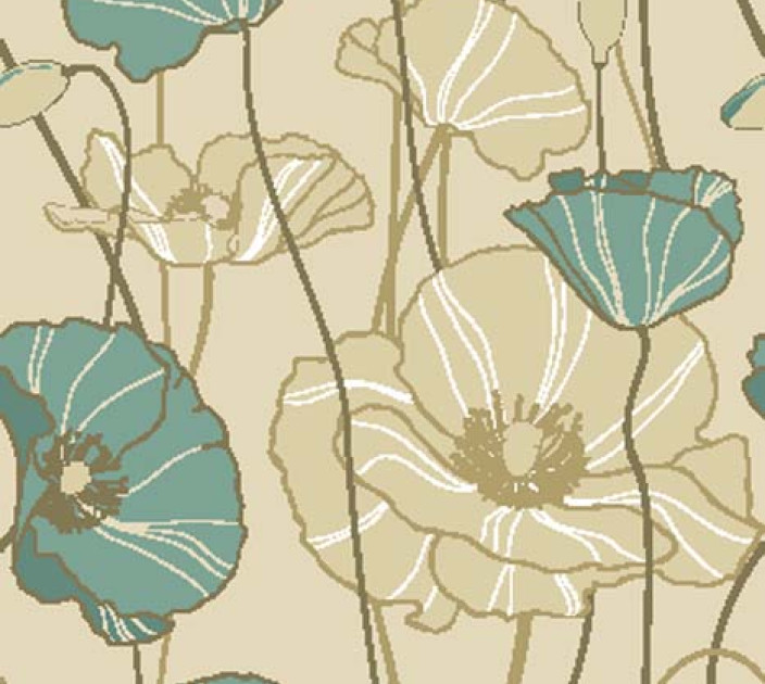 Photo wallpaper Wallstyle Flowers 9065