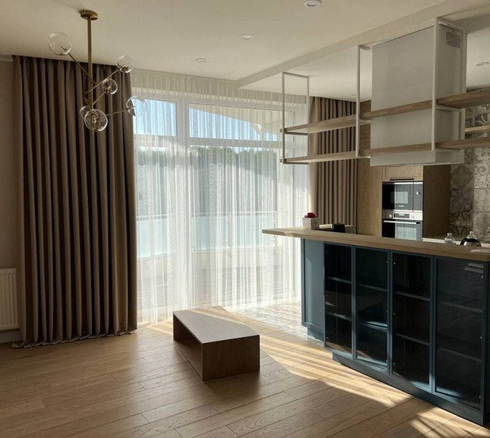 Curtains for the kitchen of the studio 20202329
