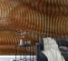 Photo wallpaper Your interior 3D Wooden waves 21312