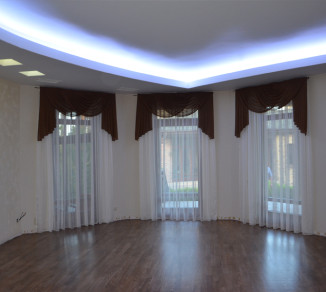 Curtains and tulle for panoramic windows 20201027