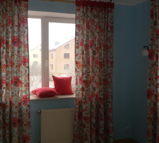 Provence curtains in the bedroom 20202001